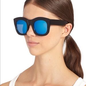 Illesteva Hamilton Blue Mirror Sunglasses